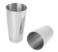 ERYUE Set Shaker per Cocktail Boston Shaker in Acciaio Inossidabile per Bicchieri da, Boston Lucidato a Specchio Bar, Caffetterie, Famiglie - Latta Cocktail in Acciaio Inossidabile 304, Argento, 2