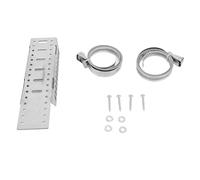 ERYUE Staffa di Supporto per Serbatoio di Espansione Resistente Supporto a Parete in Acciaio Inossidabile per la Sicurezza dello Scaldabagno, con Cinghie Regolabili Adatto Serbatoi Scaldabagno Fino