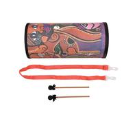 ERYUE Strumento PERCUSIONE Strumento da 7 Pollici Tamburi Bongo Tamburi in Legno Tamburo Portatile Strumento a Percussione Coordinazione Occhio Non-borr con Due Tamburi e Spalla