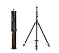 ERYUE Supporto Flessibile Regolabile a 4 Sezioni per Luce Video Compatibilità Versatile con Vite da 1/4" e 3/8" per Studio Cinematografico (Lega di alluminio)