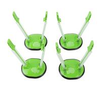 ERYUE Supporto per Sacchetti di Plastica da 4 Pezzi, Supporto a Mani Libere con Regolazione in Altezza per la Preparazione degli Alimenti, Sacchetti da con Base Antiscivolo una Facile Pulizia