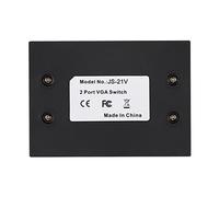 ERYUE Switcher VGA Splitter HD per Computer da Ufficio, Accessori Display 2 in 1 Uscita per Monitor Multi-sincronizzazione, Plug and Play, 1 Monitor 2 Switch PC Impiegati