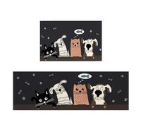 ERYUE Tappetino da, Bagno, Antiscivolo, in Poliestere, per Porta D'ingresso della, Comodo Supporto per Tutte le Aree Interne (40 * 120 cm)