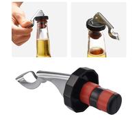 ERYUE Tappo per Vino Rosso Tappo per Bottiglia in Sughero Silicone a Tenuta Stagna Bevande Riutilizzabile Sottovuoto a Prova di Perdite