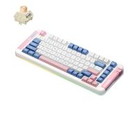 ERYUE Tastiera Meccanica Wireless MCHOSE X75 Tastiera da Gioco Compatta a Basso Ritardo con Retroilluminazione per Uso Domestico e in Ufficio (#4)