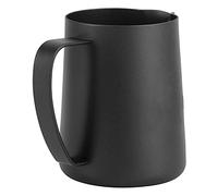 ERYUE Tazza per caffè Latte Tazza per Schiuma di Latte in Acciaio Inossidabile Opaco Professionisti della Produzione D'arte del caffè Materiale in Acciaio Inossidabile 304 (Cigno 400ml)