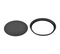 ERYUE Teglia Antiaderente per Crostate Teglia Profonda con Fondo Rimovibile in Materiale Premium per Torte e Quiche Perfette ([Ispessito] Piatto per torta con fondo vivo da 13)