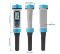 ERYUE Tester della qualità dell'Acqua Penna Digitale Portatile 5 in 1 Ad Alta Precisione per Il Monitoraggio del PH/TDS/EC/Temperatura/CF dell'Acqua Potabile per Laboratori e Uso Domestico