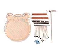 Eryue Thumb Piano 17 Tasti con Melodia a Cuscino Martello in Legno e Acrilico Scrcute Rhino Rhino Strumento Musicale Sportivo Doni di Pianoforte per Bambini Adulti Principi (Porta)