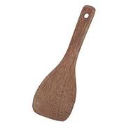 ERYUE Utensili da Spatola in Legno con Impugnatura comoda. Design della Maniglia di Protezione Dal Calore Cottura Perfetto per Preparare Riso Fritto, Arrosti e torte. Ideale essenziale.