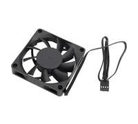 ERYUE Ventola per Case PWM da 70 Mm, Ventola di Raffreddamento con Doppio Cuscinetto a Sfera per PC, 2500 Giri/min 7 Pale 21,15 CFM, Doppio Cuscinetto a Sfera, Funzionamento 24 Ore