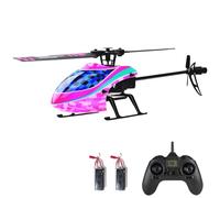 ERYUE Volo Stabile in Elicottero Telecomandato da 2,4 Ghz per Principianti, Senza Alettoni, Facile Decollo e Atterraggio per Bambini e Adulti PA/PC/nylon (Rosa #-2)