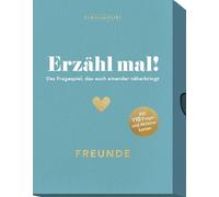 Erzähl Mal! Freunde: Das Fragespiel, Das euch einander näherbringt | Lerne Deine Freunde Besser kennen mit diesem Kommunikationsspiel, 3-8 Spieler. Von Autorin Elma Van Vliet
