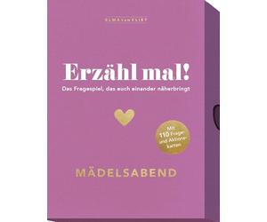Erzähl Mal! Mädelsabend: Das Fragespiel, Das euch einander näherbringt | Kommunikationsspiel für Freundinnen, 3-8 Spieler. Ab 16 Jahren.