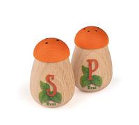 Erzi 10653 - Saliera e pepiera in legno per bambini, gioco di ruolo