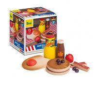 Erzi American Breakfast Holzsortierung - Cucina Gioco & Negozio, Da 3 Anni