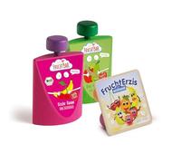 Erzi Articoli di ricarica per bambini in legno Set Frutta Arcidi e Quetschie Pera e KiBa di Fertbar Gioco di ruolo