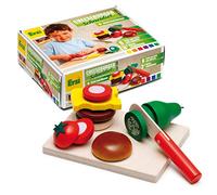 Erzi Set Cheeseburger in Legno da Tagliare