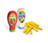 Erzi Set di patatine fritte, ketchup e maionese, giochi di ruolo