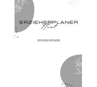 Erzieherkalender 2025/26 Hort, Schwarz-Weiß, A4: Jahreskalender, Schulferien, Kinderliste, Stundenplan, To do Liste, Monatsübersicht, Wochenplan, ... - Elterngespräch, Teamberatung, Notiz