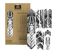 ERZU Adesivi per bici per nastro di protezione del telaio Bicicletta Mountain Bike adesivi protettivi Set di protezione ad alto impatto Guardia del telaio Extra