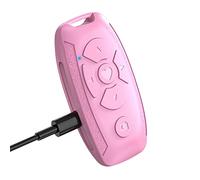 ERZU Otturatore universale wireless per selfie, telecomando per video dal vivo con denti blu, ricarica USB intelligente, portata di rilevamento 10-15 m, per e-book Tik-Tok e iOS