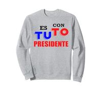 Es con Tuto Presidente libertà per la Bolivia Libre Boliviano Felpa