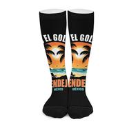 Es El Golfo Pendejo Mexico Beach Sunset Calze a compressione per donna e uomo Calze alte per corsa e viaggio Calze a compressione per uomo e donna, modello a gambaletto alto, ideali per la corsa e i