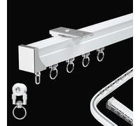 es Flexibles para Cortinas de con ClipsMontaje en Pared o Perfecto para Cortinas Caravanas Duchas Hospitales y Separadores de Ambientes (Singolo 5,3 m/5.)