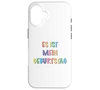es ist mein geburtstag Custodia per iPhone 16