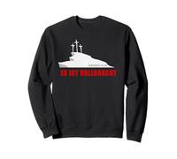 ES Ist VOLLBRACHT - Passover Easter Jesus Cross (German) Felpa