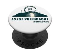 Es ist Vollbracht - Passover Easter Jesus Empty Tomb GERMAN PopSockets PopGrip Adesivo