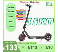 ES80/M365 X1 Scooter Elettrico 36V 10.5Ah 500W Motore 35KM Lungo Raggio 31KM/H 8.5 Pollici Pneumatici Solidi Pieghevole Smart APP EScooter ES80(10.5Ah 35KM)