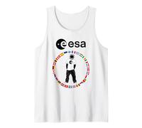 ESA Astronauta Cool Vestito in Bandiera degli Stati Membri Canotta