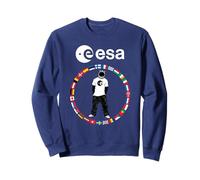 ESA Astronauta Cool Vestito in Bandiera degli Stati Membri Felpa