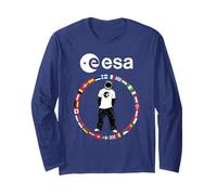 ESA Astronauta Cool Vestito in Bandiera degli Stati Membri Maglia a Manica