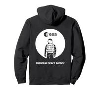 ESA Astronauta Space Is Our Middle Name Indietro Felpa con Cappuccio