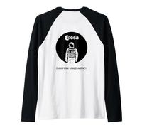 ESA Astronauta Space Is Our Middle Name Indietro Maglia con Maniche Raglan