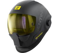 ESAB® Sentinel™ A60, casco da saldatura, design piatto nero, nylon ad alto impatto, ampio campo visivo 11,8 x 7,1 cm