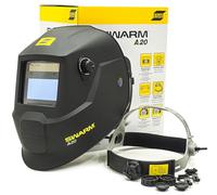 ESAB Swarm A20 - Maschera automatica per auto oscurante, casco da saldatura TIG MIG 1/1/1/2