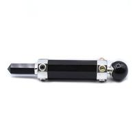 Esagonale Crystal Healing Wand - 12 cm - Black Agate