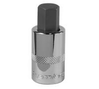 Esagonale Presa Punta 14mm 1.3cmSq Drive - Sealey SBH024 Nuovo