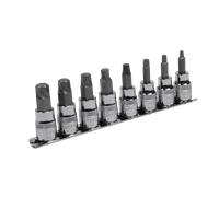 Sealey Esagonale Presa Punta Set Lock-On™ 8pc 1cmSq Guida Metrica AK65601