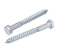 Esagonale Testa Viti,M8x90mm Carbonio Acciaio Zinco Placcato 15pz