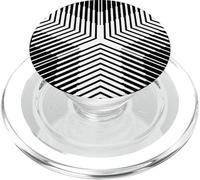 Esagono Geometria Sacra Linea Blackwork PopSockets PopGrip per MagSafe