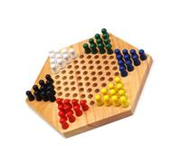 Esagono Legno Educativo Consiglio Dama Cinese Set Intelligente Gioco Pc Strategia Scacchi Bomboniere per Bambini Bambini