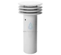 ESALATORE FUMO VENTILATO IN LAMIERA VERNICIATA BIANCA TIPO FISSO PER CALDAIE E S