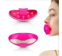 Esaltatore labbra elettrico ricaricabile tramite USB, con aspirazione rimpolpante naturale, da 35 °C a 50 °C, 4 livelli di temperatura regolabili, per labbra lisce, rimpolpano le labbra e riducono le