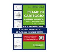 Esame di carteggio patente nautica entro 12 miglia dalla costa a vela e a motore. Con espansione online