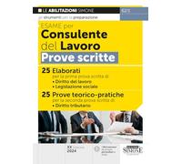 Esame per consulente del lavoro. Prove scritte. 25 elaborati per la prima prova scritta di: Diritto del lavoro, Legislazione sociale. 25 prove teorico-pratiche per la seconda prova scritta di: Dir...